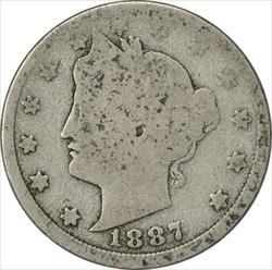1887 Liberty Nickel G Uncertified