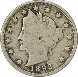 1892 Liberty Nickel G Uncertified