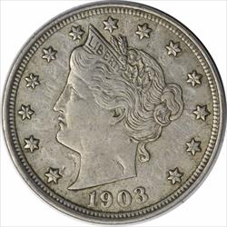 1903 Liberty Nickel EF Uncertified