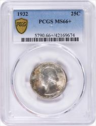 1932 Washington Silver Quarter MS66+ PCGS