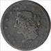 1839 Large Cent Booby Head VG Uncertified