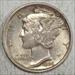 1926-D Mercury Dime, Choice Almost Uncirculated, Full Bands?