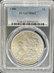 1886 Morgan Dollar MS63 PCGS