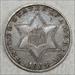 1854 Three Cent Silver, Choice Extremely Fine, Scarce