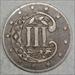 1858 Three Cent Silver, Choice Very Fine