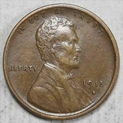 1915-S Lincoln Cent, Choice Almost Uncirculated