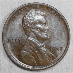 1917 Lincoln Cent, Choice Uncirculated, Nice Color