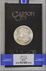 1883-CC GSA Morgan Dollar MS62 NGC