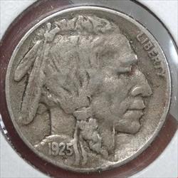1925-S Buffalo Nickel, Choice Very Fine, Full Horn