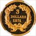 1874 INDIAN PRINCESS $3