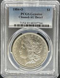 1884-O Morgan Dollar AU Details PCGS