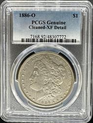 1886-O Morgan Dollar XF Details PCGS