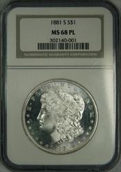 1881-S Morgan Dollar MS68PL NGC