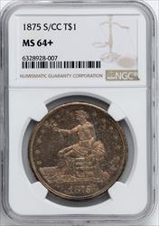 1875-S/CC TRADE T$1