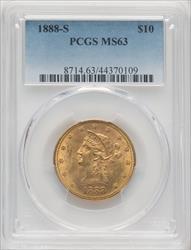 1888-S $10 Liberty Eagle PCGS MS63