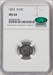 1833 H10C CAC Bust Half Dime NGC MS64