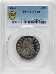1822 25C Bust Quarter PCGS XF40