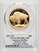 2017-W $50 One-Ounce Gold Buffalo First Day of Issue Mercanti PCGS PR70