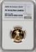 2005-W $10 Quarter-Ounce Gold Eagle Brown Label NGC PF70
