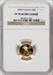 1990-P $5 Tenth-Ounce Gold Eagle Brown Label NGC PF70