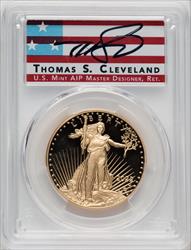 2022-W One Ounce Gold Eagle First Day of Issue PCGS PR70 Cleveland