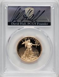 2012-W $25 Half-Ounce Gold Eagle David Hall PCGS PR70