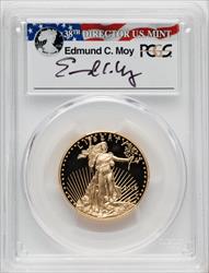 2016-W $25 Half-Ounce Gold Eagle 30th Anniversary FDI Moy Signature PCGS PR70