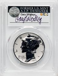 2019-W $25 Palladium Reverse Proof First Day of Issue Gary Whitley Signature PCGS PR70