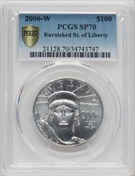 2006-W $100 One-Ounce Platinum Eagle Burnished PCGS MS70