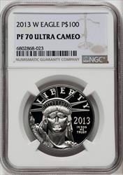 2013-W $100 One-Ounce Platinum Eagle NGC PF70