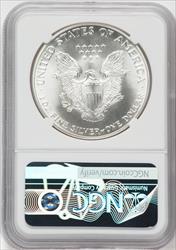 1986 American Silver Eagle NGC MS70 Ron Harrigal Signed