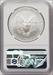 2008-W S$1 Silver Eagle Burnished Mike Castle NGC MS70