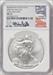 2008-W S$1 Silver Eagle Burnished First Strike Mike Castle NGC MS70