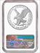 2023-W Silver Eagle First Day of Issue Congratulations Set NGC PF70 Harrigal