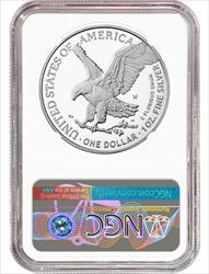 2023-W Silver Eagle Early Releases NGC PF70 UCAM Ron Harrigal Signed