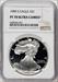 1989-S S$1 Silver Eagle PRDC Brown Label NGC PF70