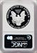 2008-W S$1 Silver Eagle Brown Label NGC PF70