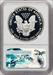 2017-S S$1 Silver Eagle Congratulations Set First Strike FR Blue NGC PF70