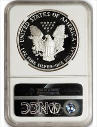 1986-S American Silver Eagle NGC PF70 Ultra Cameo John Mercanti Signed