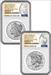 2023-S Morgan Peace Dollar Reverse Proof 2-Coin Set FDI NGC PF70