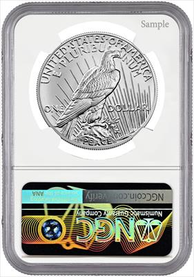 2023-S Peace Silver Dollar Reverse Proof Early Releases NGC MS70