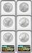 2023 Morgan and Peace Silver Dollar 6-Coin Set FDI NGC MS70/PF70/RP70