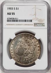 1903-S $1 Morgan Dollar NGC AU55
