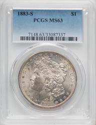 1883-S $1 Morgan Dollar PCGS MS63