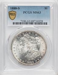1888-S $1 Morgan Dollar PCGS MS63