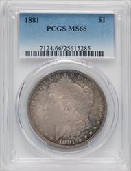 1881 $1 Morgan Dollar PCGS MS66