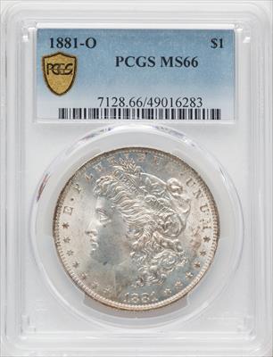 1881-O $1 Morgan Dollar PCGS MS66