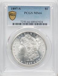 1897-S $1 Morgan Dollar PCGS MS66