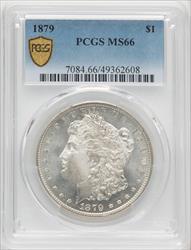 1879 $1 Morgan Dollar PCGS MS66