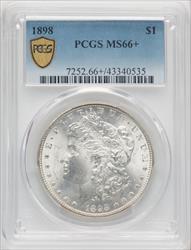 1898 $1 Morgan Dollar PCGS MS66+